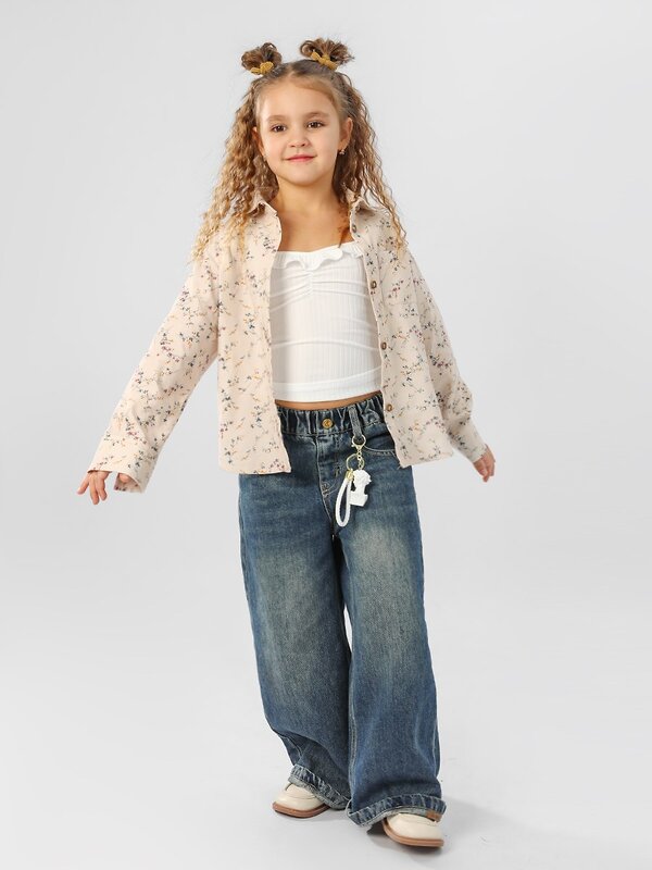 Соль&Перец Блузка 584040 SP1511 кремово-голубой