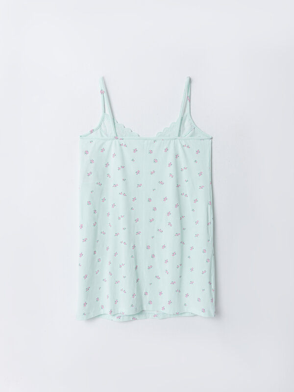 MARK FORMELLE Сорочка 584103 152496 цветы на мятном