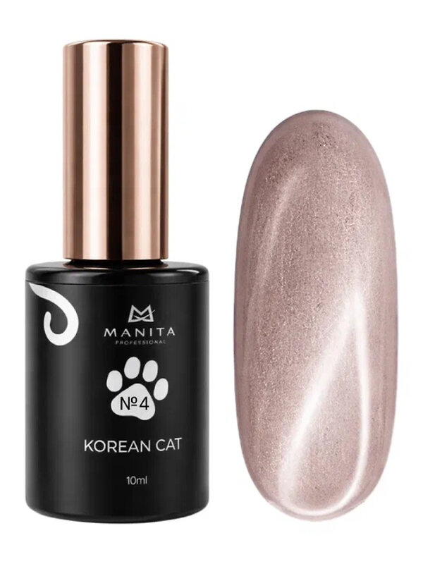 MANITA Гель-лак для ногтей с эффектом кошачьего глаза / Korean Cat №04, 10 мл 584105 28442 