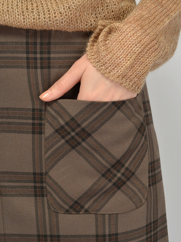 VISERDI Юбка 584106 10160-ккл 9461055 коричневый