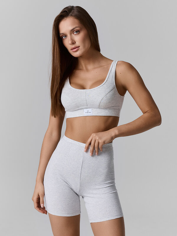 MARK FORMELLE Топ 584141 512499 серый меланж