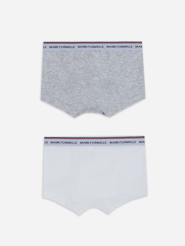 MARK FORMELLE Трусы 584157 413354-2 белый +серый меланж