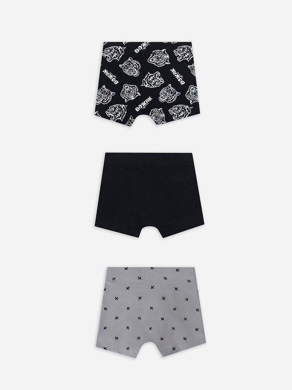 MARK FORMELLE Трусы 584159 413352-3 тигры на черном+черный+самолеты на сером