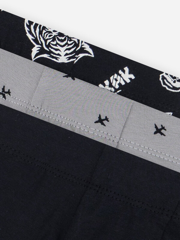 MARK FORMELLE Трусы 584159 413352-3 тигры на черном+черный+самолеты на сером
