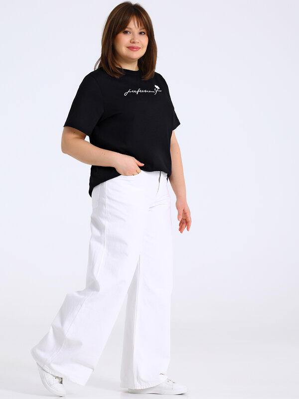 Апрель Футболка 584169 1ЖДФК3298001 черный