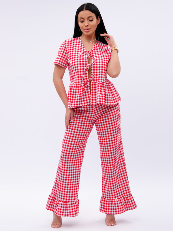 Malina Пижама 584172 3193 красный/белый