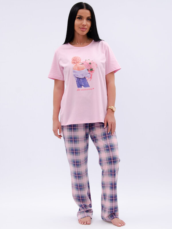 Malina Пижама 584175 3195 розовый/сиреневый
