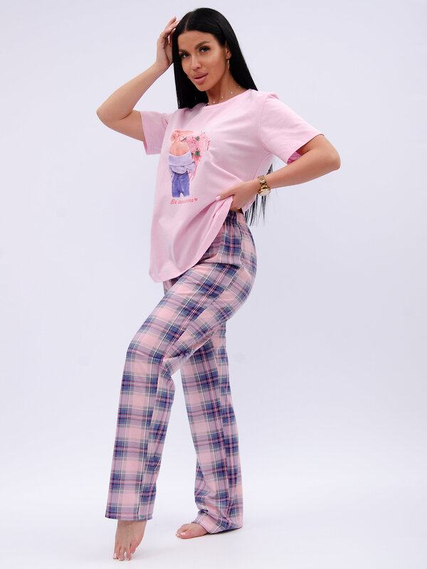 Malina Пижама 584175 3195 розовый/сиреневый