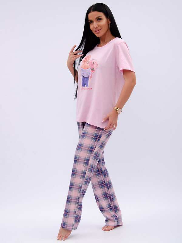Malina Пижама 584175 3195 розовый/сиреневый