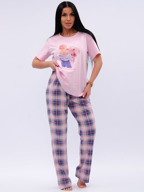 Malina Пижама 584175 3195 розовый/сиреневый