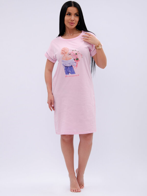 Malina Сорочка 584179 1846 розовый/сиреневый