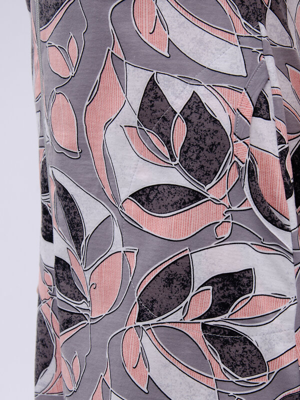 Malina Халат 584184 382лт серо-розовый