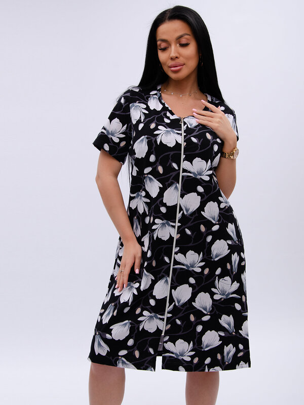 Malina Халат 584187 379кс чёрный