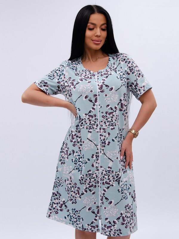 Malina Халат 584191 379в голубой