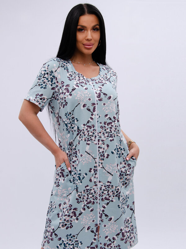 Malina Халат 584191 379в голубой