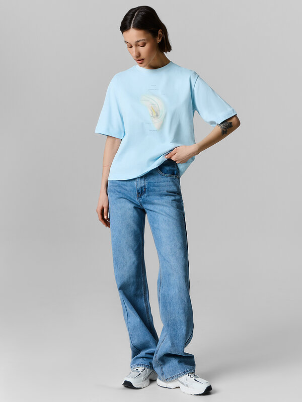 MARK FORMELLE Футболка 584235 112862 кристалл +печать