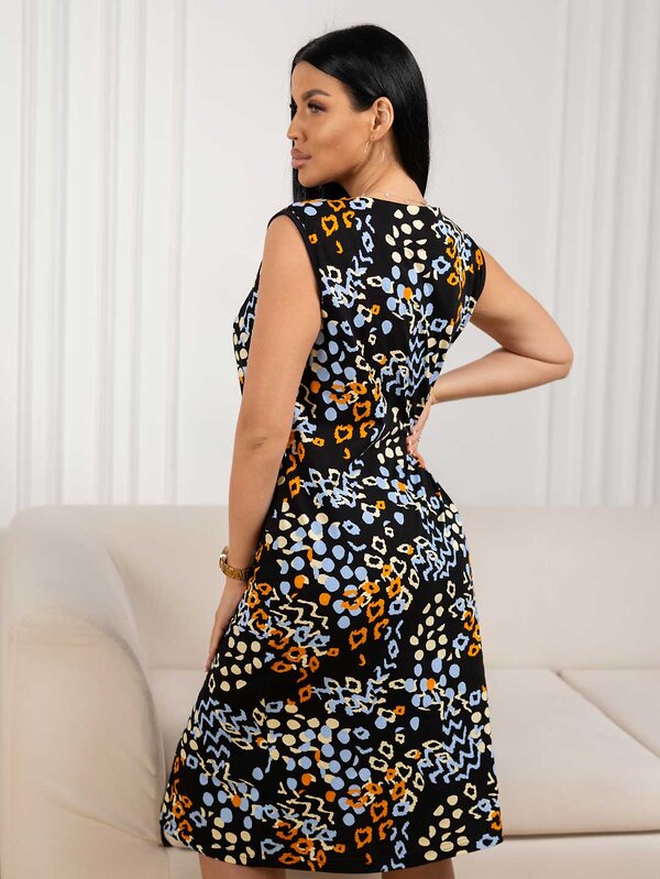 Текс-плюс Халат 584245 00-00247086 Черный, оранжевый