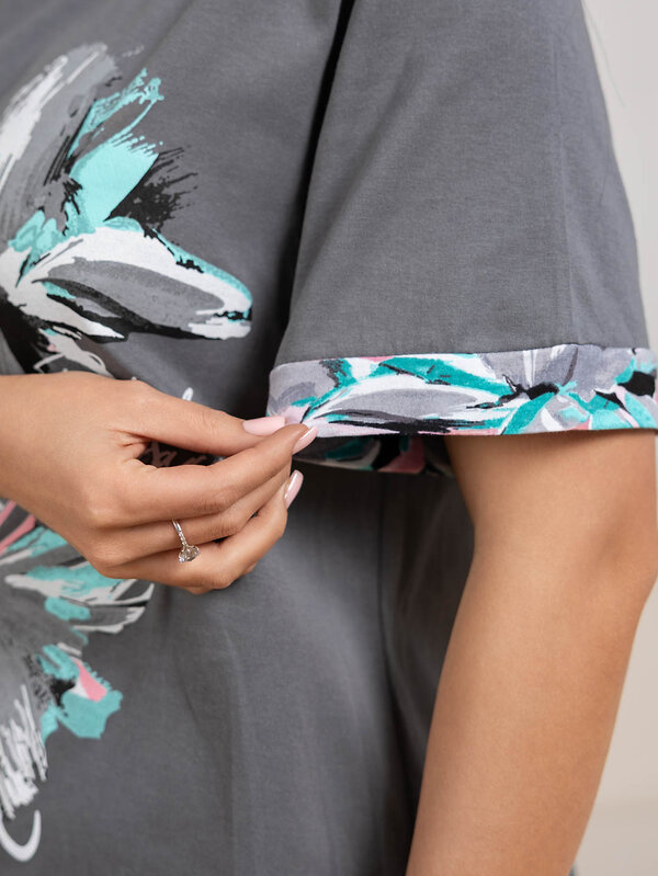 Текс-плюс Костюм 584250 00-00246932 Серый, бирюзовый