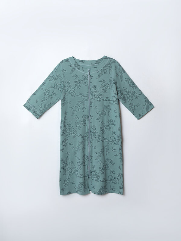 MARK FORMELLE Халат 584284 552266-1 ласточки в саду на шалфее