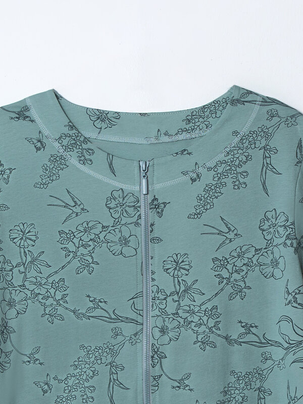 MARK FORMELLE Халат 584284 552266-1 ласточки в саду на шалфее