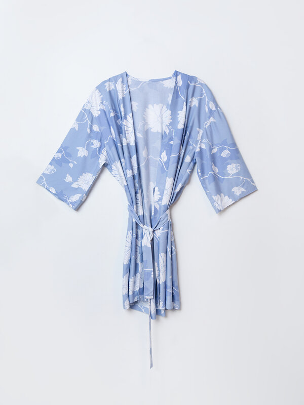 MARK FORMELLE Халат 584287 552277 цветы на св.голубом