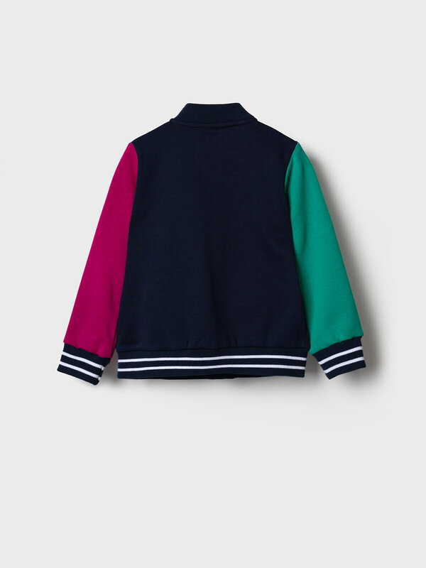 PLAYTODAY Толстовка 584478 12612156 малиновый,зеленый,тёмно-синий