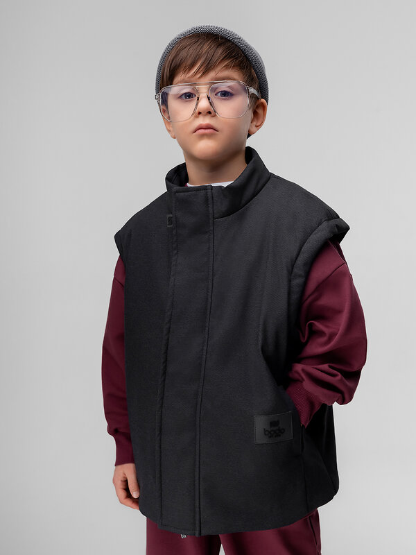 Bodo Жилет 584509 14-89MU черный джинсовый