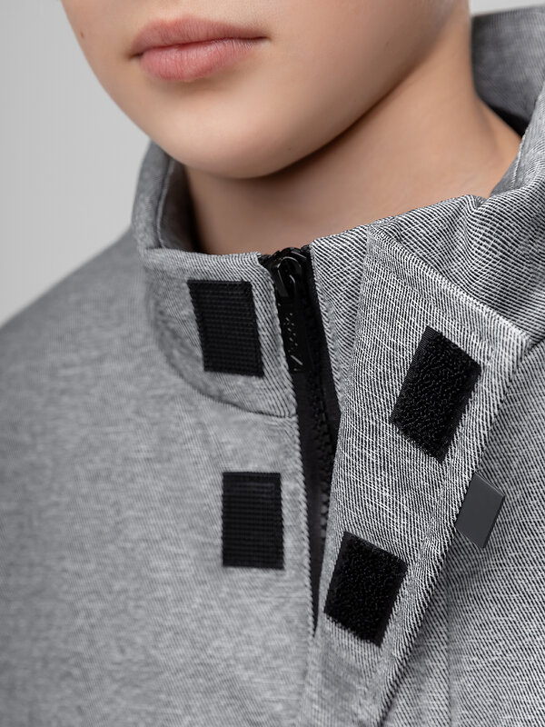 Bodo Жилет 584510 14-89MU серый джинсовый