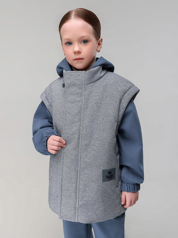 Bodo Жилет 584511 14-89MU синий джинсовый