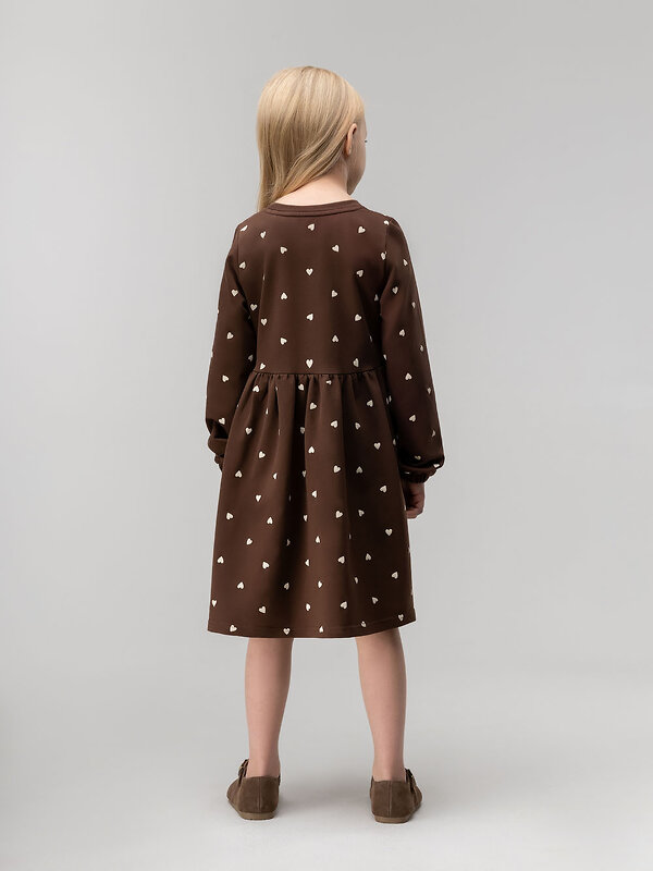Bodo Платье 584544 18-167MD коричневый (экрю)