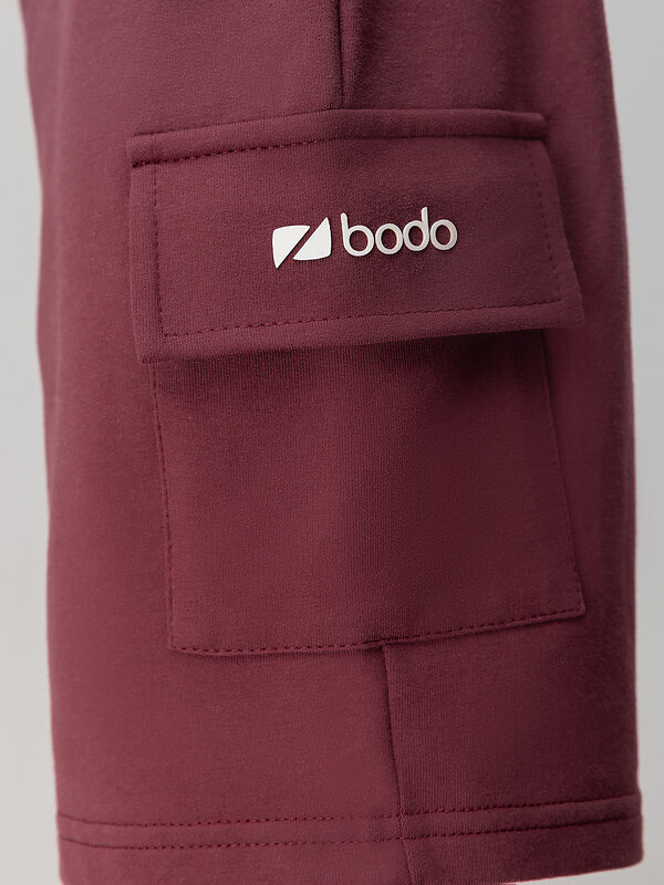 Bodo Шорты 584552 8-89МU бордовый (белый)