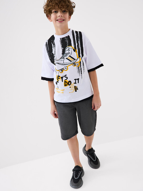 PLAYTODAY Фуфайка 584554 12611303 белый,черный