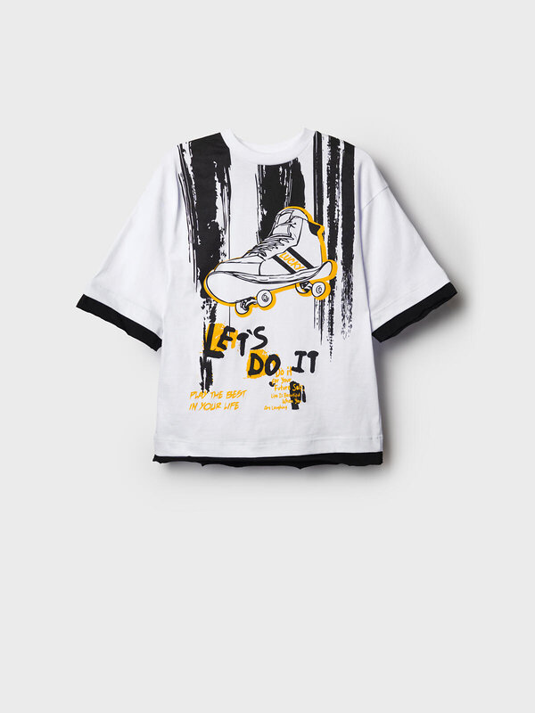 PLAYTODAY Фуфайка 584554 12611303 белый,черный