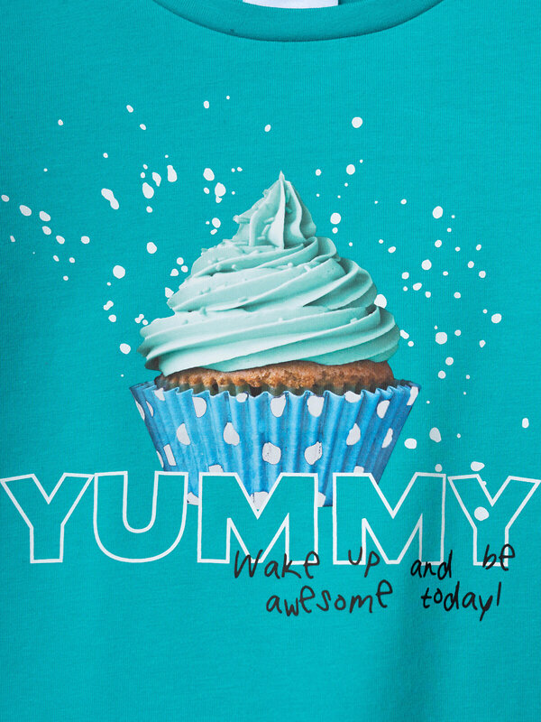 PLAYTODAY Фуфайка 584565 12622270 бирюзовый