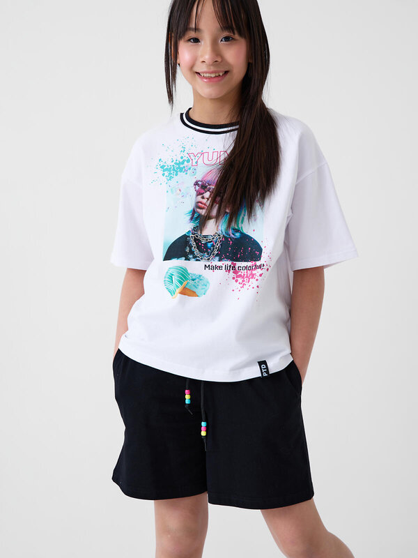 PLAYTODAY Шорты 584608 12621514 черный,розовый