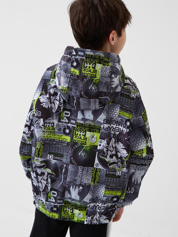 PLAYTODAY Куртка 584622 12611131 белый,светло-зеленый,черный