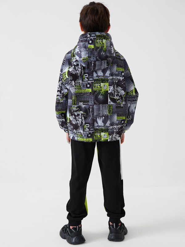 PLAYTODAY Куртка 584622 12611131 белый,светло-зеленый,черный