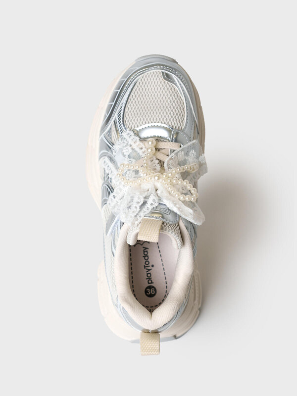 PLAYTODAY Полуботинки 584671 12621910 белый,серебряный
