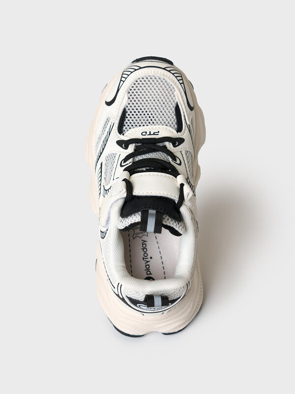 PLAYTODAY Полуботинки 584675 12622767 белый,черный