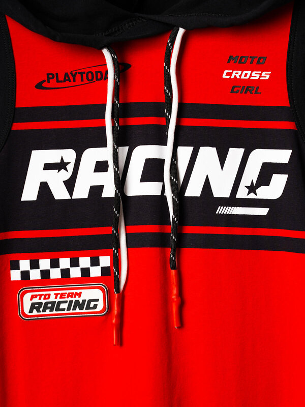 PLAYTODAY Платье 584697 12621355 черный,красный