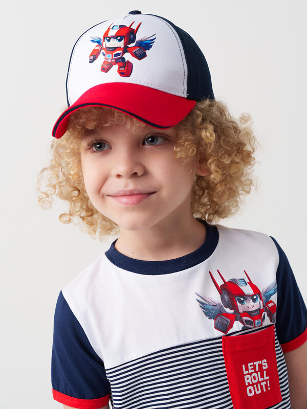 PLAYTODAY Кепка 584714 12612045 белый,тёмно-синий,красный