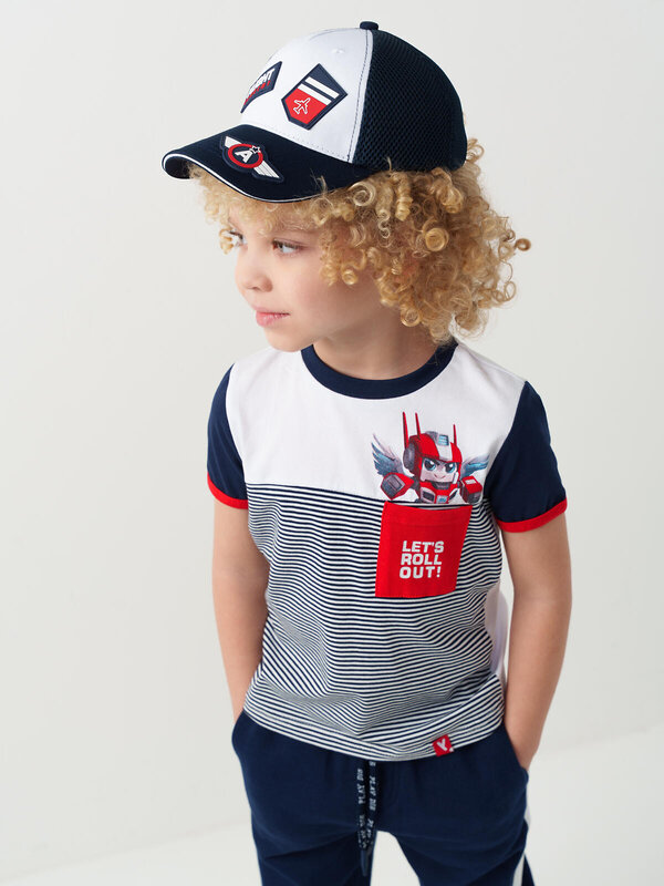 PLAYTODAY Кепка 584721 12612062 белый,тёмно-синий