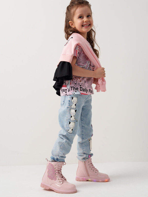 PLAYTODAY Ботинки 584729 12622708 розовый