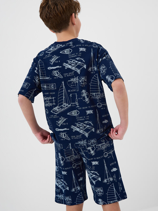 PLAYTODAY Пижама 584796 12611484 белый,тёмно-синий