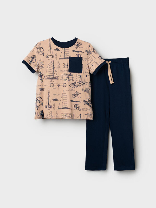 PLAYTODAY Комплект 584802 12611549 тёмно-синий,бежевый