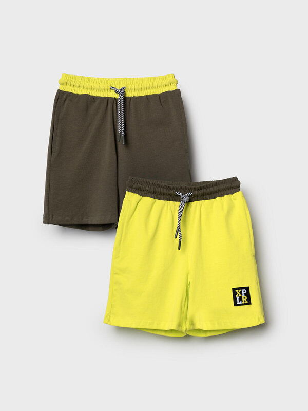 PLAYTODAY Шорты 584819 12612316 светло-зеленый,темно-зеленый
