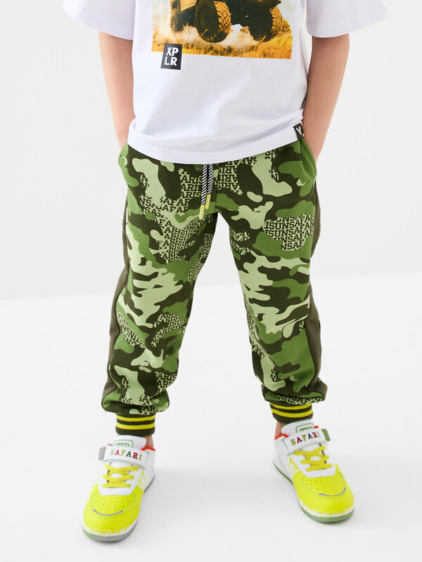 PLAYTODAY Брюки 584821 12612329 темно-зеленый,зеленый,светло-зеленый