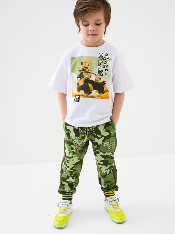 PLAYTODAY Брюки 584821 12612329 темно-зеленый,зеленый,светло-зеленый