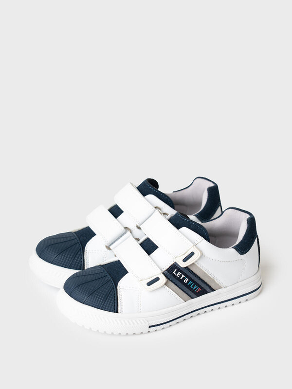 PLAYTODAY Полуботинки 584848 12612727 белый,тёмно-синий