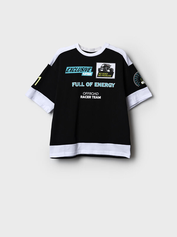 PLAYTODAY Фуфайка 584864 12611149 белый,черный